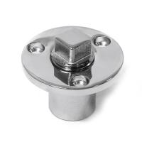Заглушка дренажная SUNFINE с резьбовой пробкой, 50мм, нержавеющая сталь