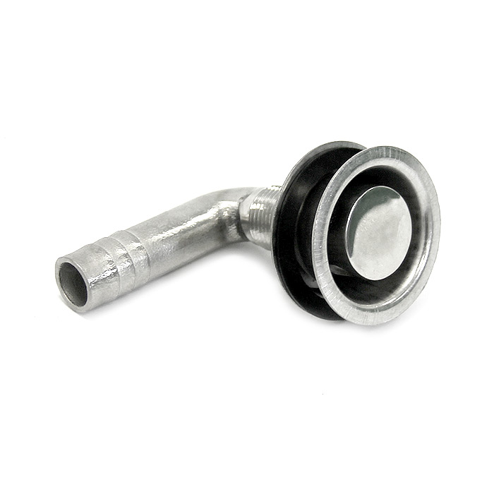 Горловина вентиляционная 16 мм, 90 градусов