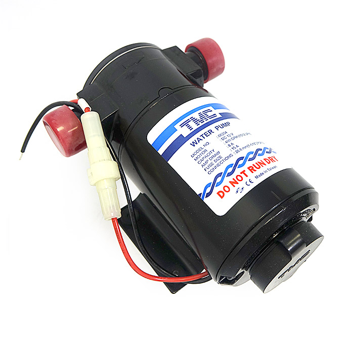 Насос водяной 400GPH, 172x128x97 мм, 12V, с резьбовым патрубком 1" (26,4 мм)