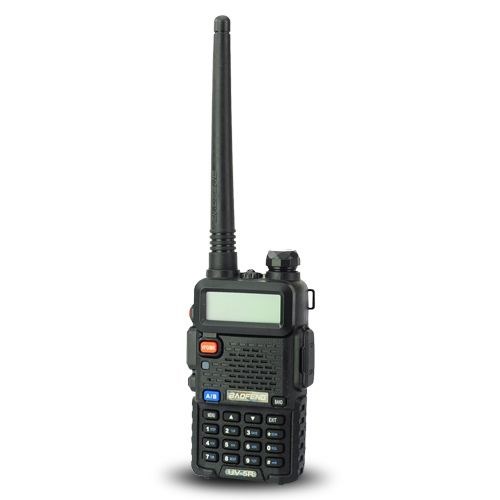 Baofeng UV-5R (Black) 5 Вт Портативная радиостанция VHF/UHF (136-174 МГц, 400-520 МГц)