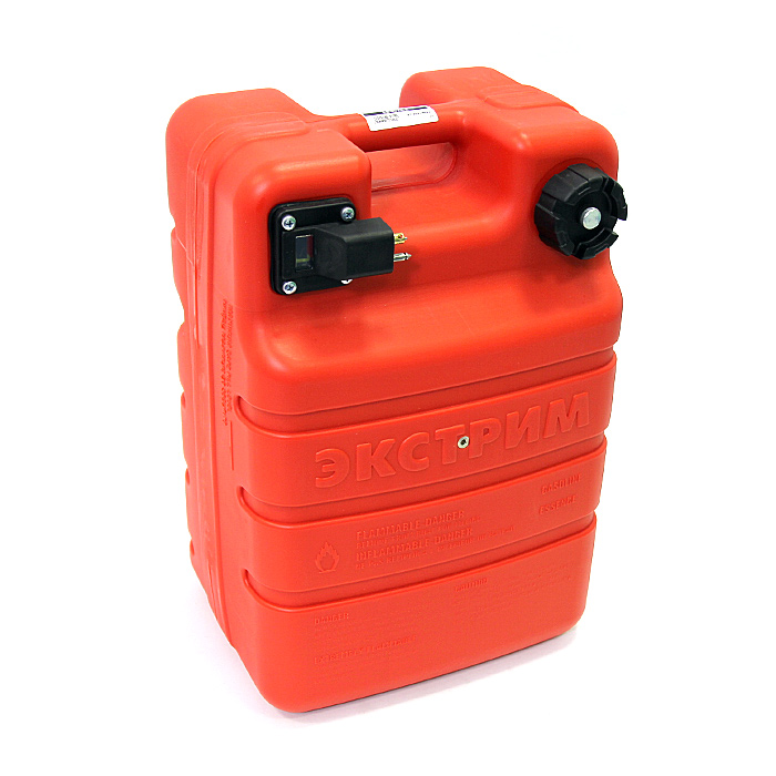 Бак усиленный для лодочных моторов "Экстрим" 24л с адаптером LB-0024-A