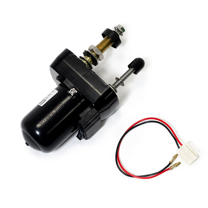 Электропривод стеклоочистителя W.E, длина резьбы 55 мм, посадка М8-10, 90°, 12В