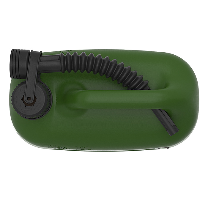 Канистра для бензина 10л с заливным устройством PROFI