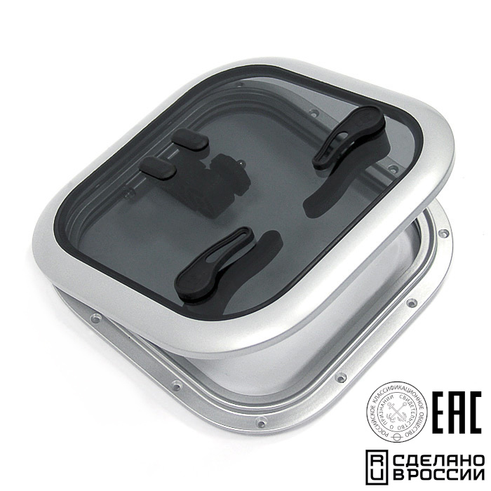 Люк палубный распашной Альбатрос 400х400