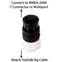 Raymarine DeviceNet (Male) to STNG Spur (Female) Adaptor Cable (100mm)