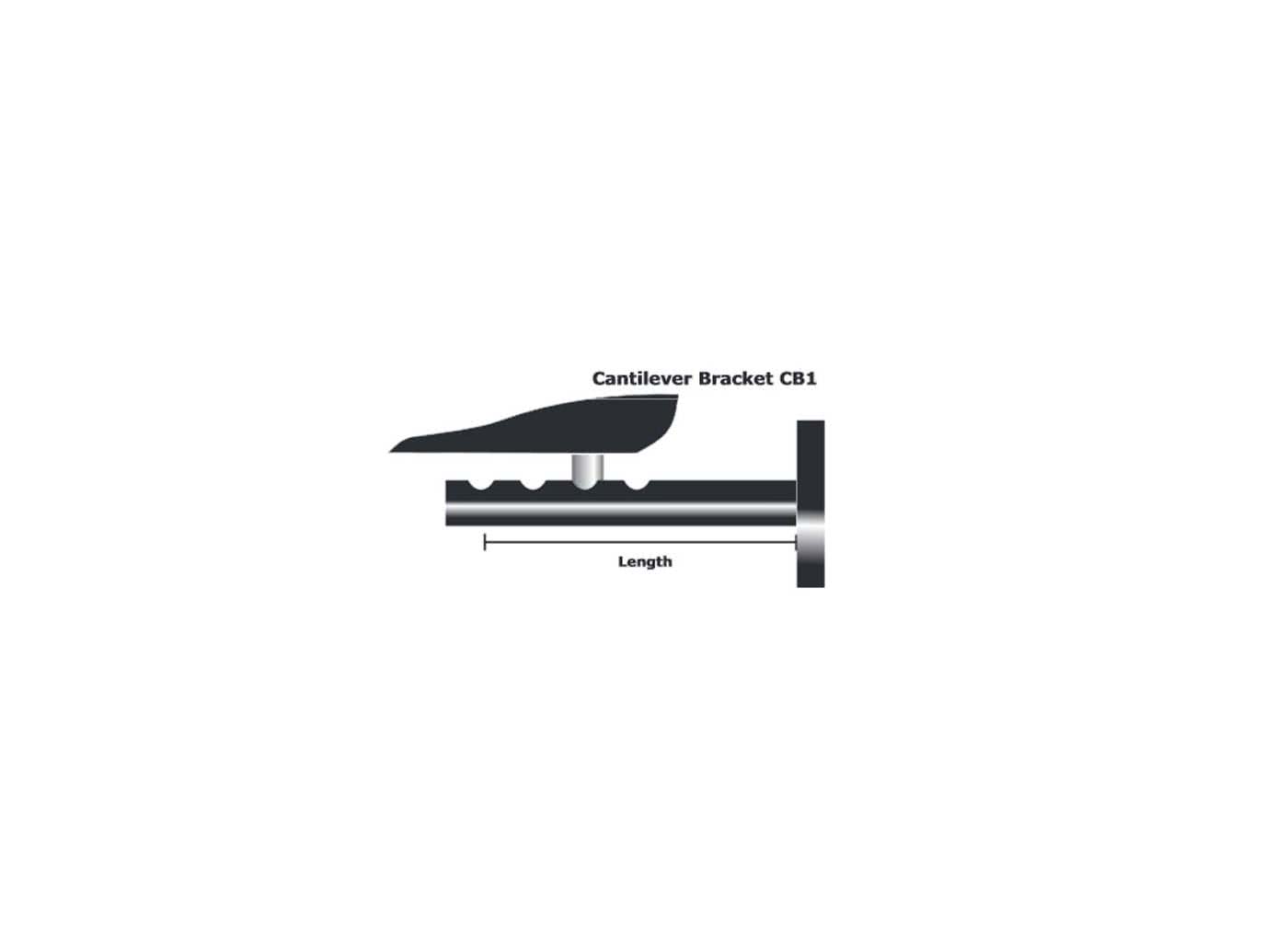 SIMRAD Cantilever Tiller Bracket