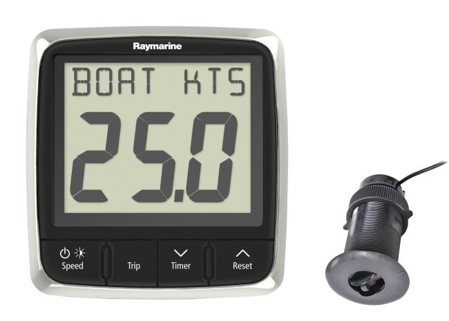 Raymarine i50 Speed Pack, with P120 Retractable Speed/Temp Through Hull Transducer