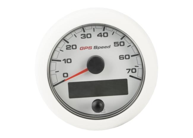 VDO Oceanlink GPS Speed Indicator / 0-70 kn / 85 mm / white