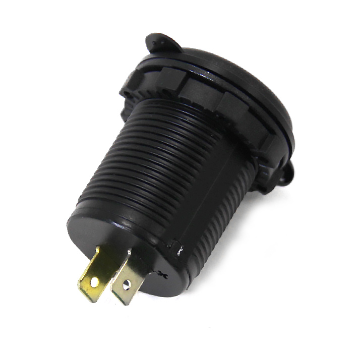 Панель с двойным USB разъемом (5В\4.2А (2.1А+2.1А) и зеленой подсветкой NEKEKE