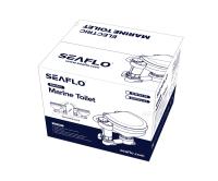 Унитаз судовой керамический с вертикальным насосом 24В (размер стандарт)