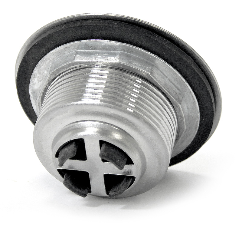 Раковина овальная из нержавеющей стали 305x235x120мм