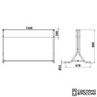 Стойка для 3-х ПЛМ