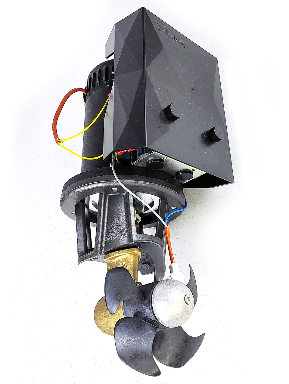 Подруливающее устройство Quick, 2,2 кВт, 40 кгс, 12 В, 140 мм