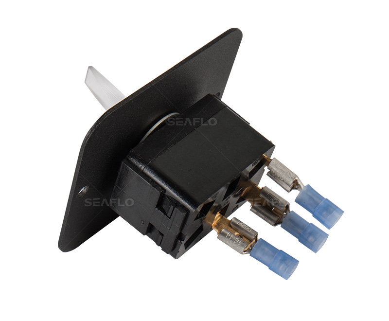 Панель управления для осушительного насоса (ручной запуск-выкл-авто) 12/24В, алюминий