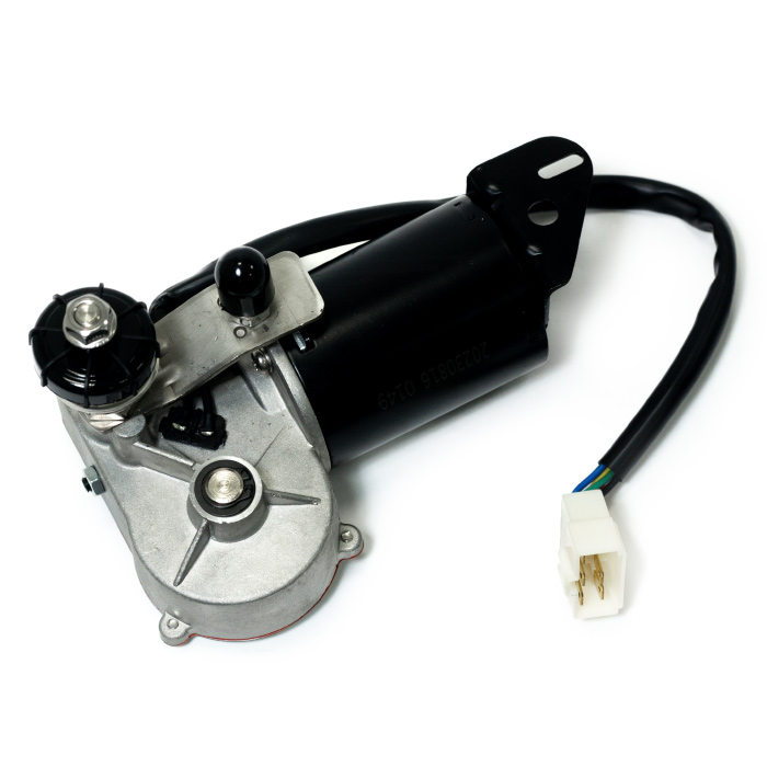 Электропривод стеклоочистителя W.E с адаптером, длина резьбы 25мм, посадка М8-10, 45-50-85-105°, 12В