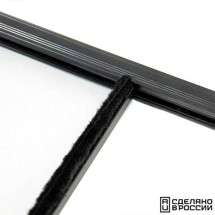 Форточка накладная со сдвижным стеклом, левая 607x334