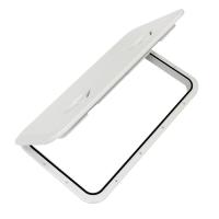 Крышка рундука SEAFLO 353x606мм, белый пластик