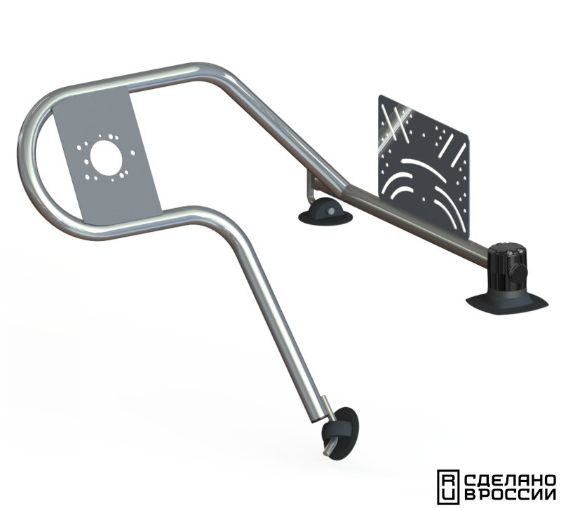 Стойка рулевая с креплением на баллон надувной лодки 32мм быстросъемная