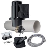 Комплект подруливающего устройства Quick , 1,3 кВт, 25 кгс, 12 В, 110 мм (включает джойстик TCD2042, 6-метровый кабель, тоннель 110х750 мм)