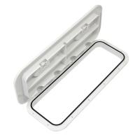 Крышка рундука SEAFLO 243x607мм, белый пластик