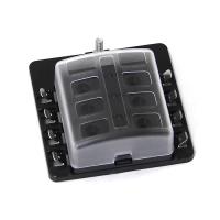 Держатель для восьми предохранителей NEKEKE до 32В, 85x85мм