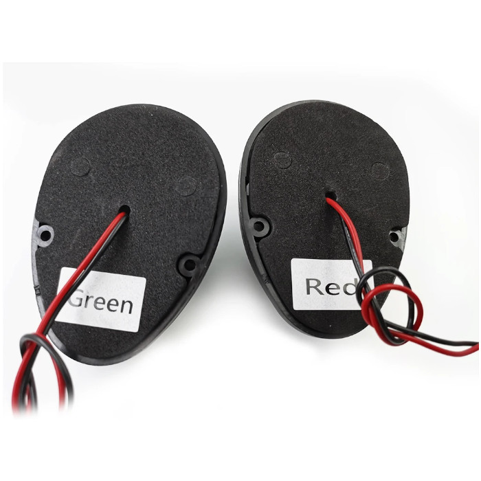 Огни бортовые светодиодные 80х56х42 мм, черный корпус