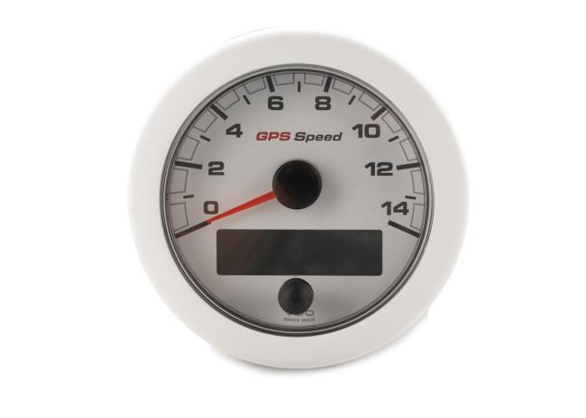 VDO Oceanlink GPS Speed Indicator / 0-14 kn / 85 mm / white