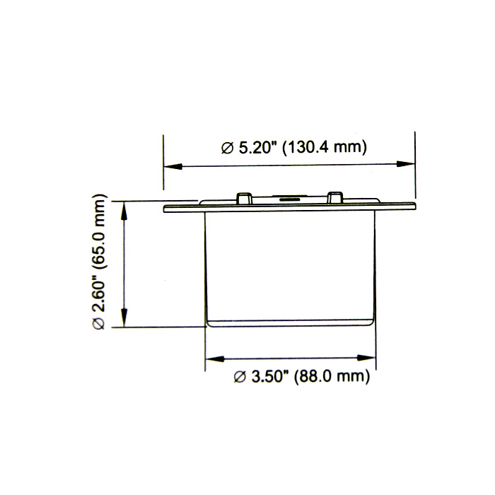 Люк технологический SEAFLO 130 мм, черный