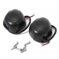 Огни бортовые светодиодные 77х60х30 мм, черный пластик