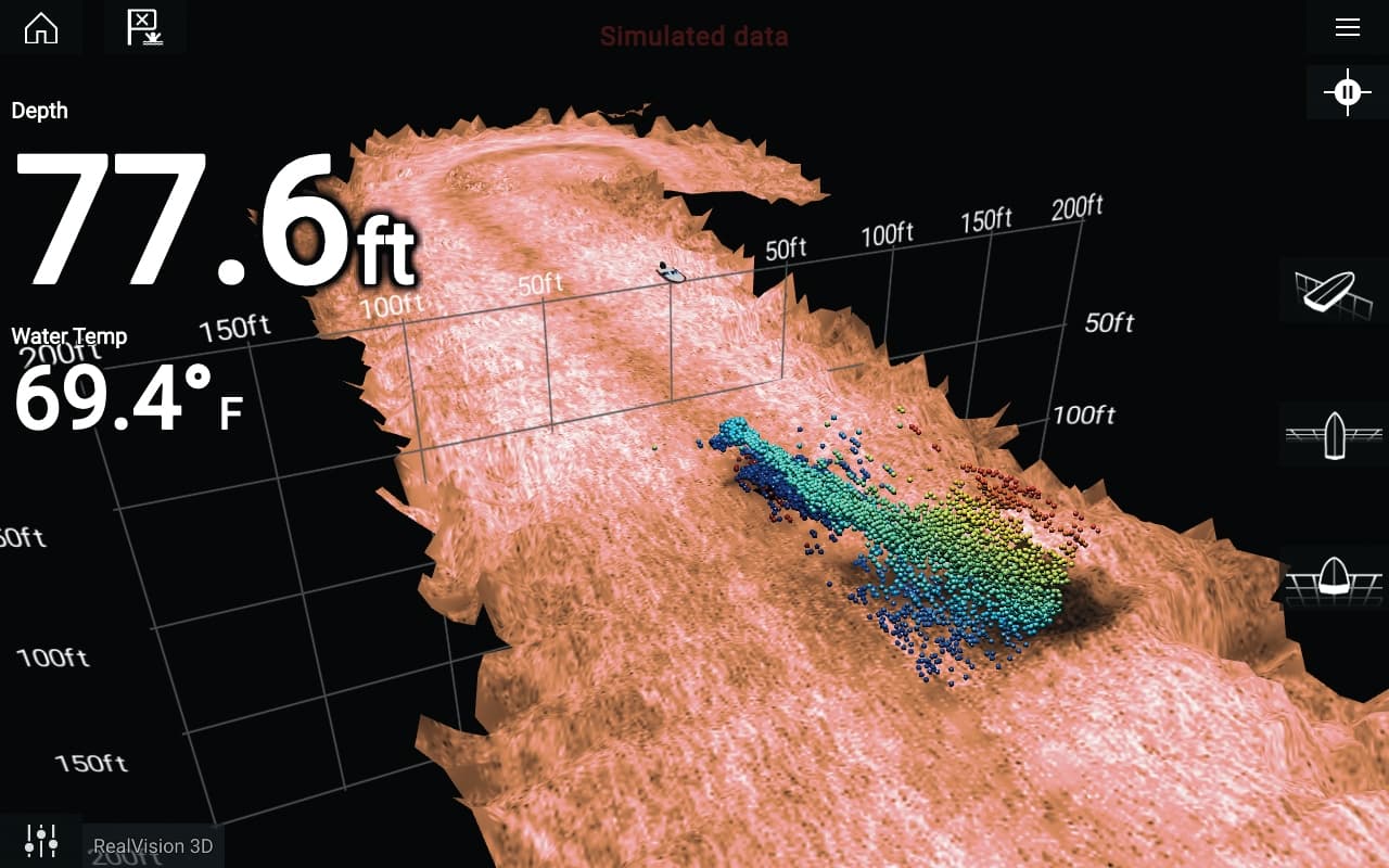 RAYMARINE RV-320 Thru-Hull Transducer Set