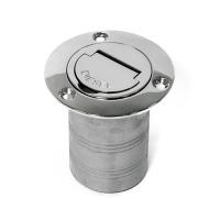 Горловина заливная SUNFINE 50мм прямая (Diesel), нержавеющая сталь