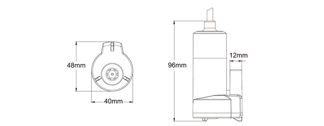 Погружной насос 12 л/мин 12В
