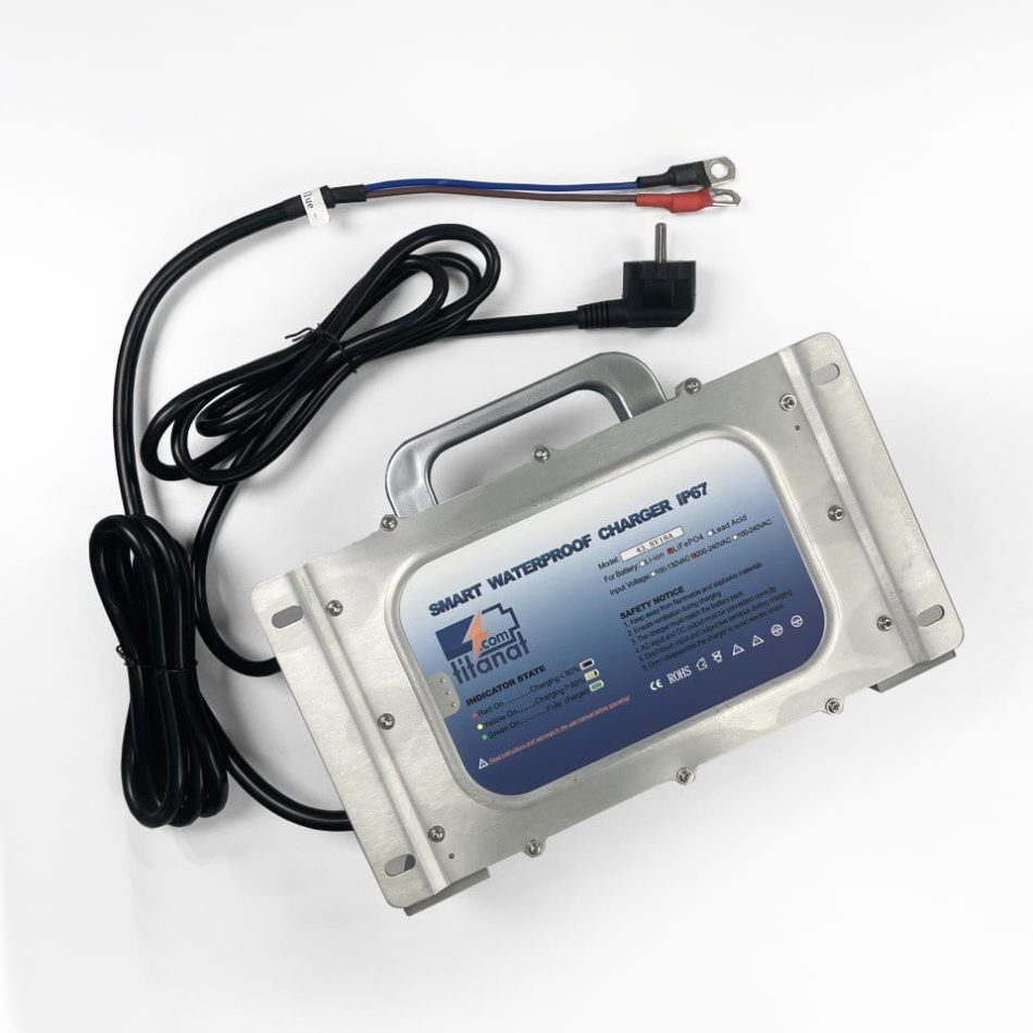 Зарядное устройство влагозащищенное LiFePO4 36V 18A Titanat