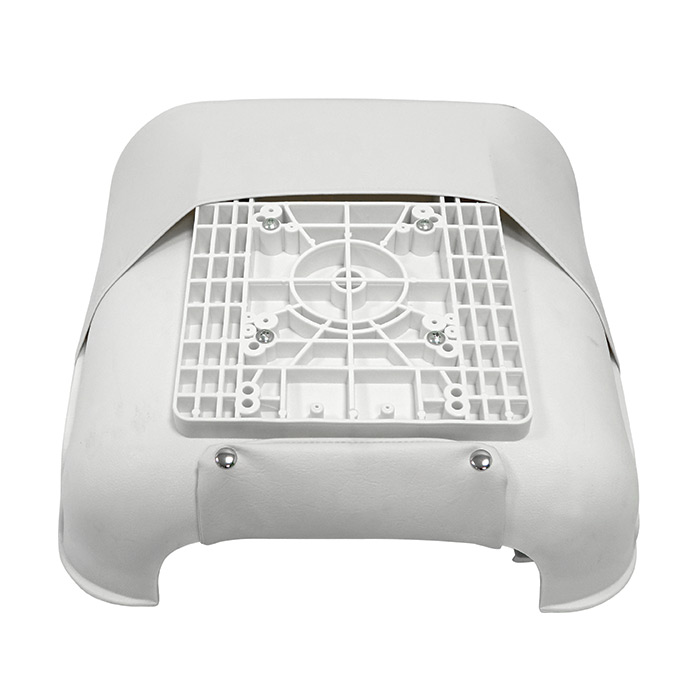 Сиденье пластмассовое складное с подложкой Deluxe All Weather Seat, бело-красное