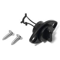 Заглушка дренажная SUNFINE 55 мм с крепежом, пластик черный