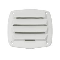 Крышка вентиляции пластмассовая квадратная 127х127мм, белая