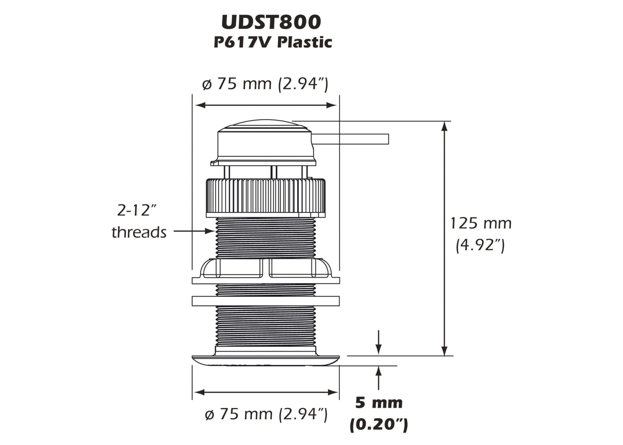 UDST800 / NMEA2000 - Ультразвуковой