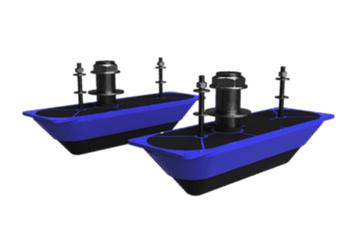 SIMRAD StructureScan 3D Stainless Steel Dual Thru-Hull Transducer