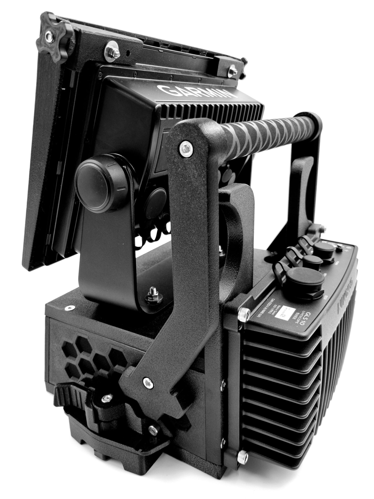 Комплект FishID Сумка-органайзер под Картплоттер L 12"+ с АКБ 60а/ч + з/у 4 pin