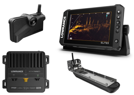 Комплект Lowrance Elite-9 FS с AI 3-in-1 + ActiveTarget 2