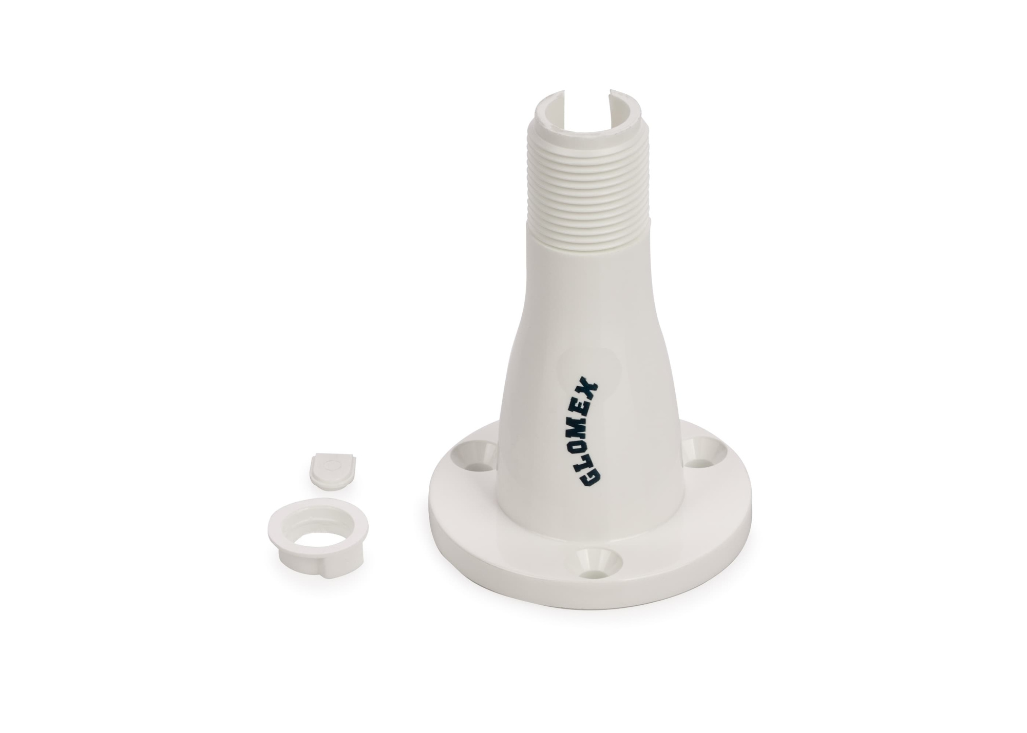 GLOMEX Antenna Rail and Deck Bracket, Plastic