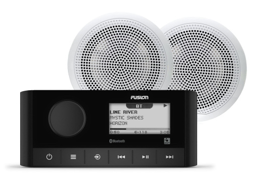 FUSION MS-RA60 Marine Radio with MS-EL651W Speakers