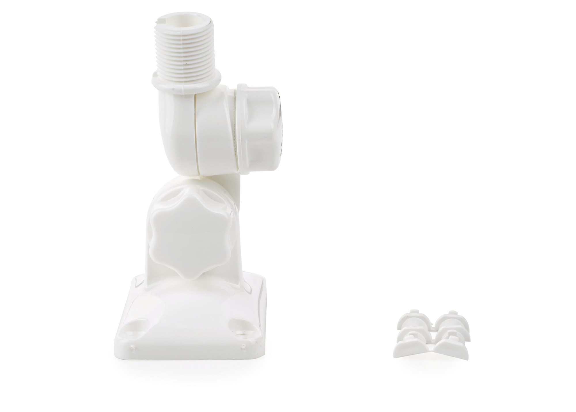 GLOMEX Antenna Rail and Deck Bracket, Plastic