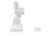 GLOMEX Antenna Rail and Deck Bracket, Plastic