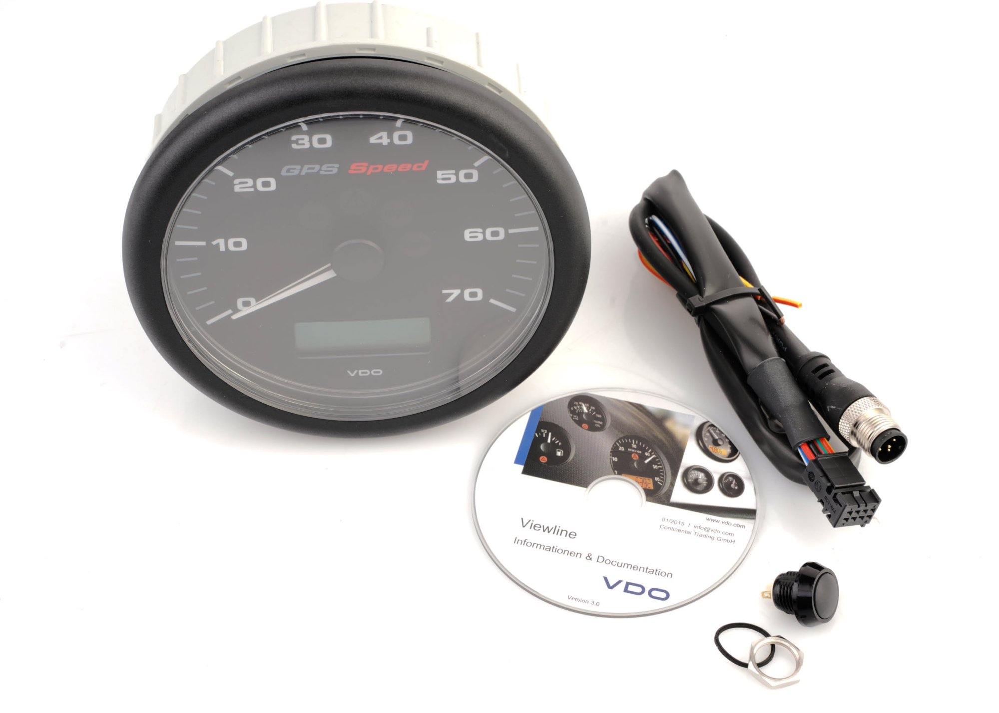 VDO ViewLine GPS Speedometer / 0 - 70 knots