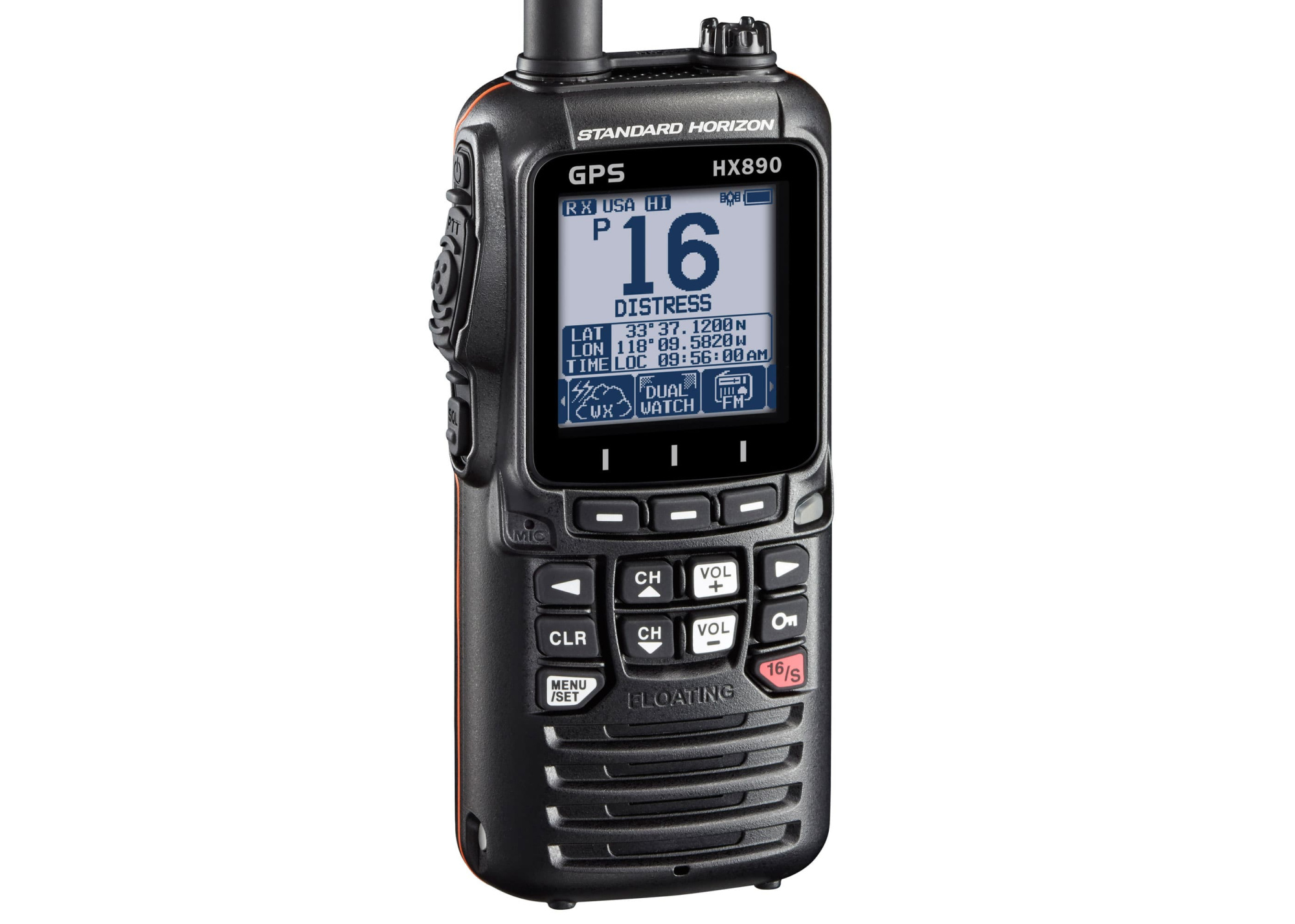 STANDARD HORIZON DSC-Handheld Radio HX890E / black