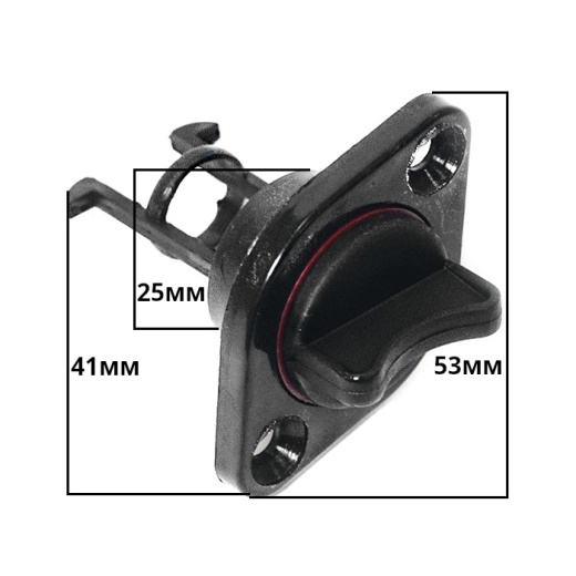 Заглушка дренажная SUNFINE 19 мм, нейлон черный