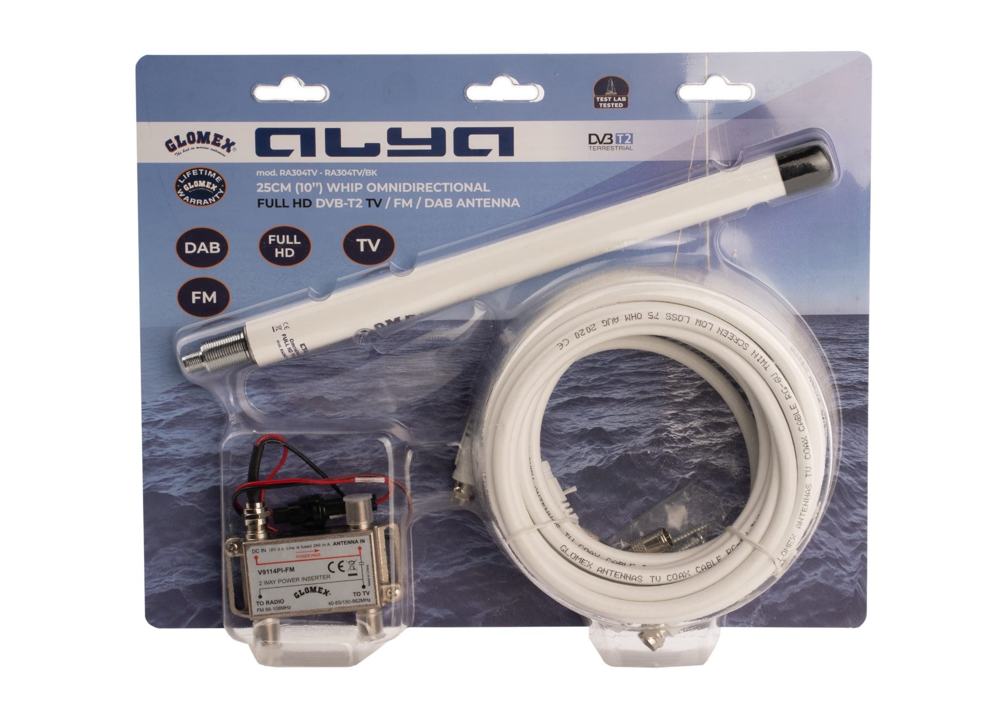 GLOMEX ALYA DAB / FM / DVB-T2 Antenna