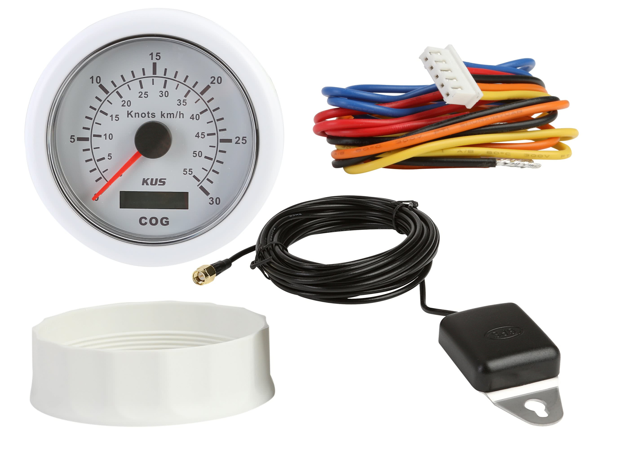 KUS Speedometer with GPS / 0-30 knots