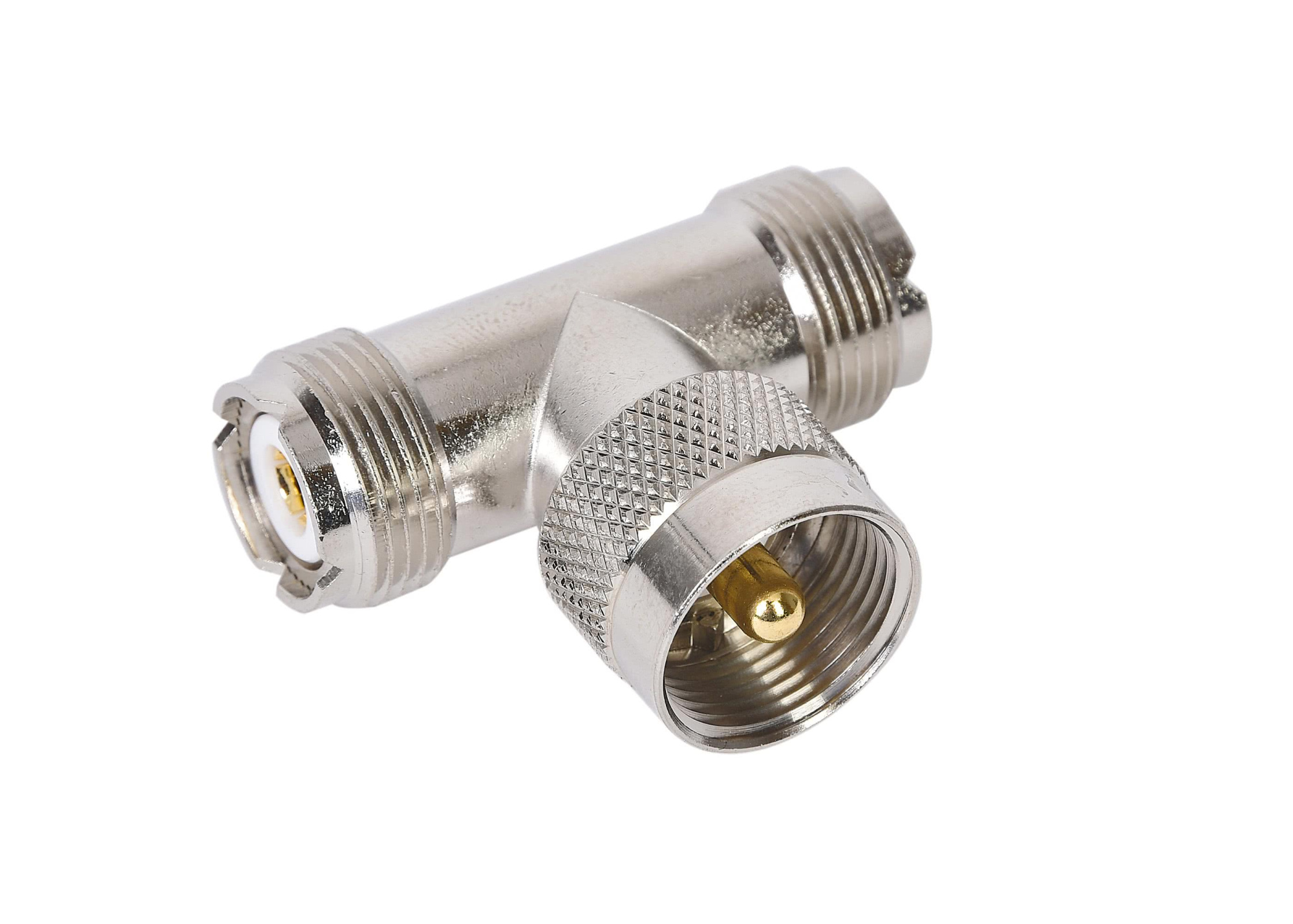 UHF-T-Piece, 2x PL258 Sockets / 1 x PL259 PlugView Ratings (1)